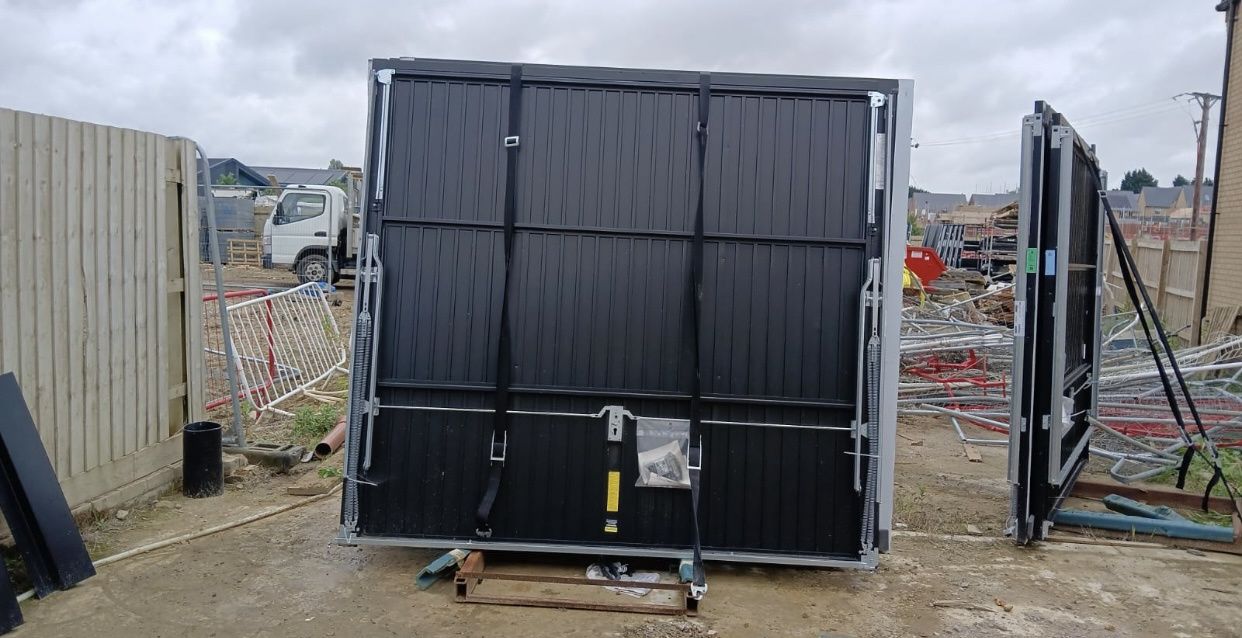 Black Garage Door Up and Over 2286 x 2200mm x4