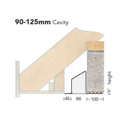 Keystone EL/K-90 Cavity Wall Eaves Lintel 1650mm (20 Lintels)