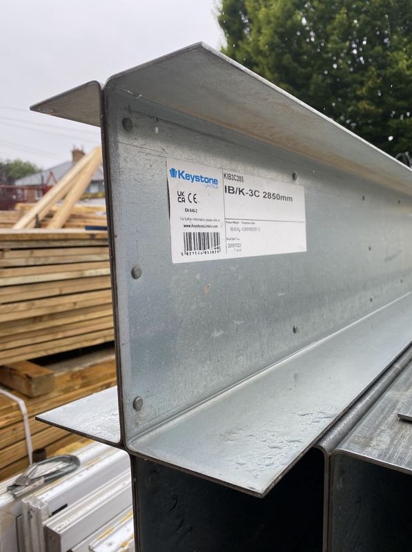 Keystone IB/K-3C Extra Heavy Duty Solid Wall Lintel 2850mm X15