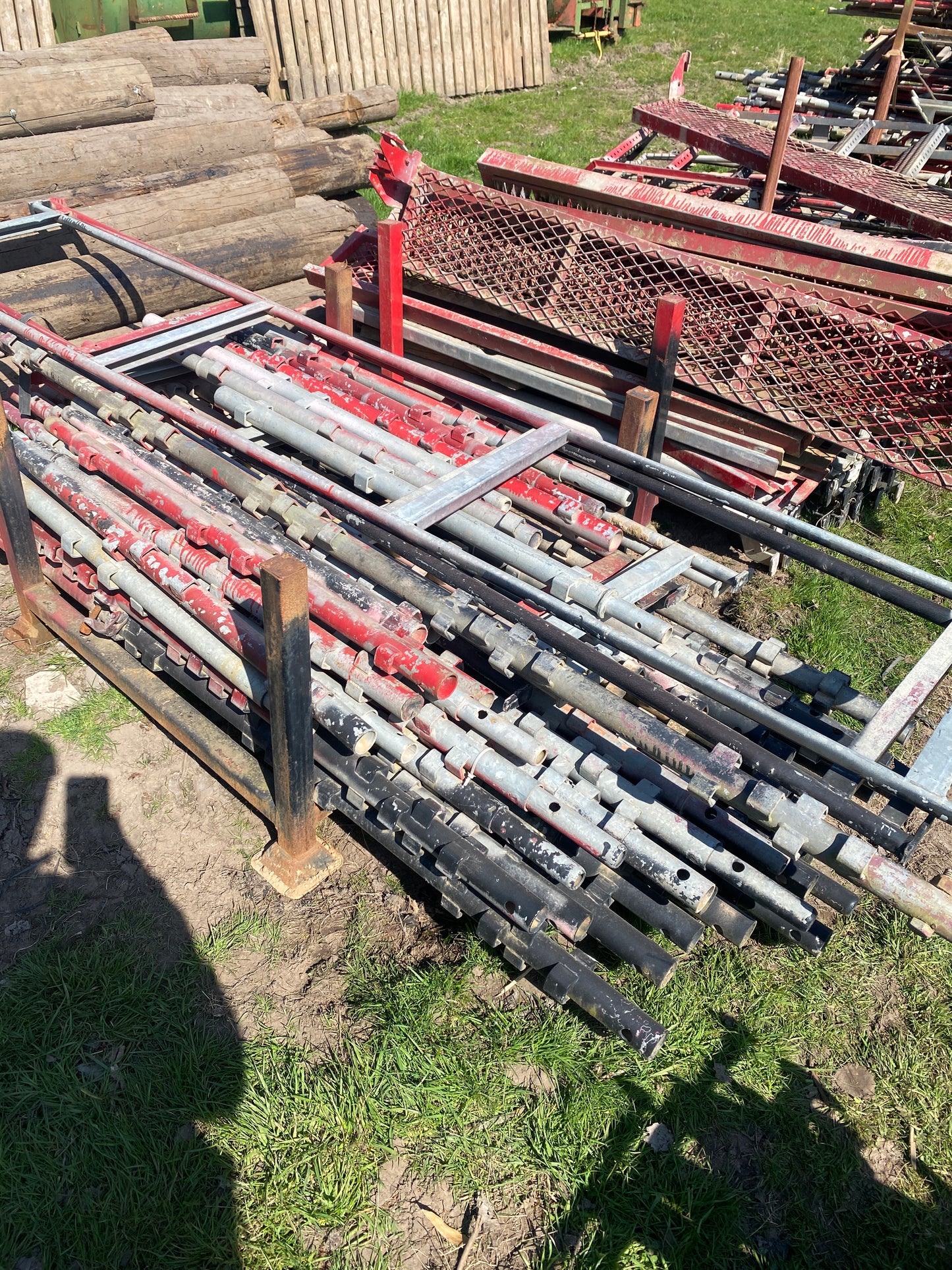 Scaffolding Joblot Complete Setup Including Vehicle