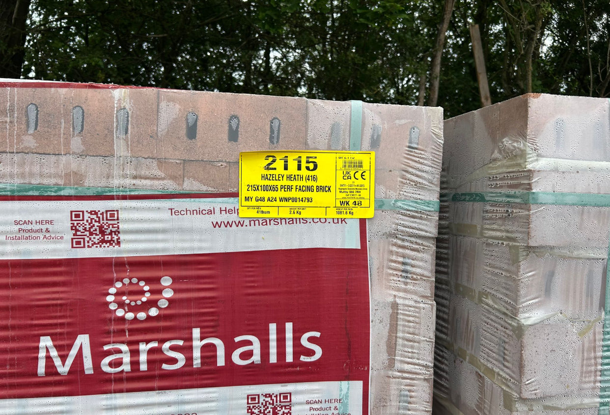 Marshalls Orange / Brown Hazeley Heath 18 Packs (416 Bricks) incl VAT