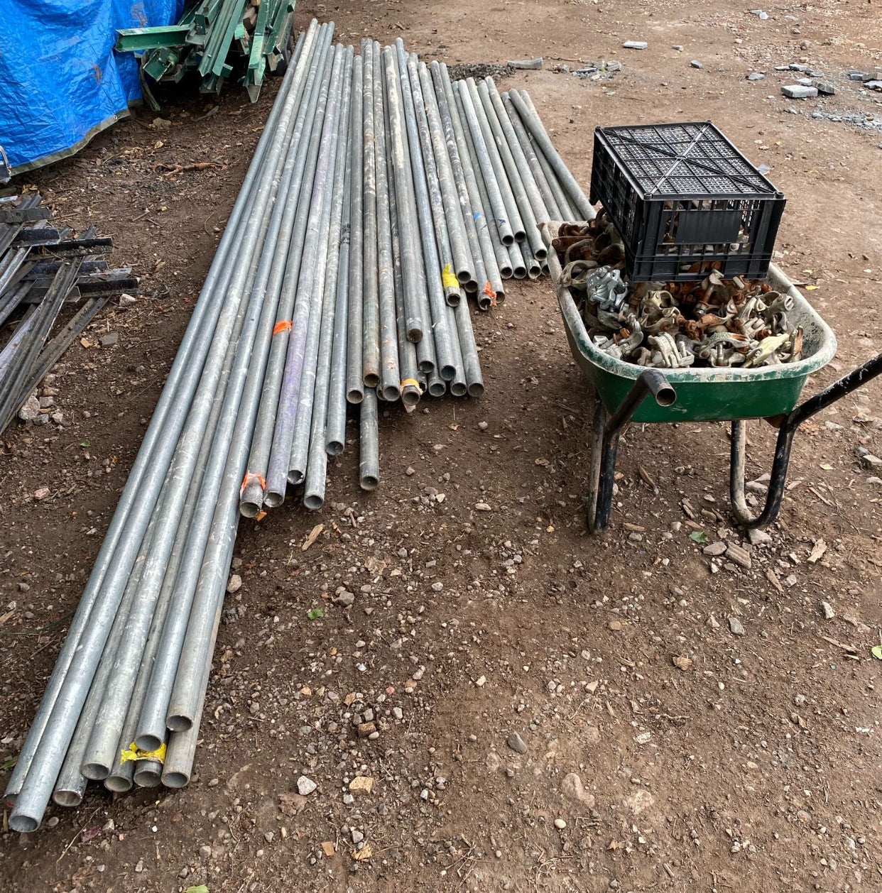 Scaffolding Joblot Complete Setup Including Vehicle