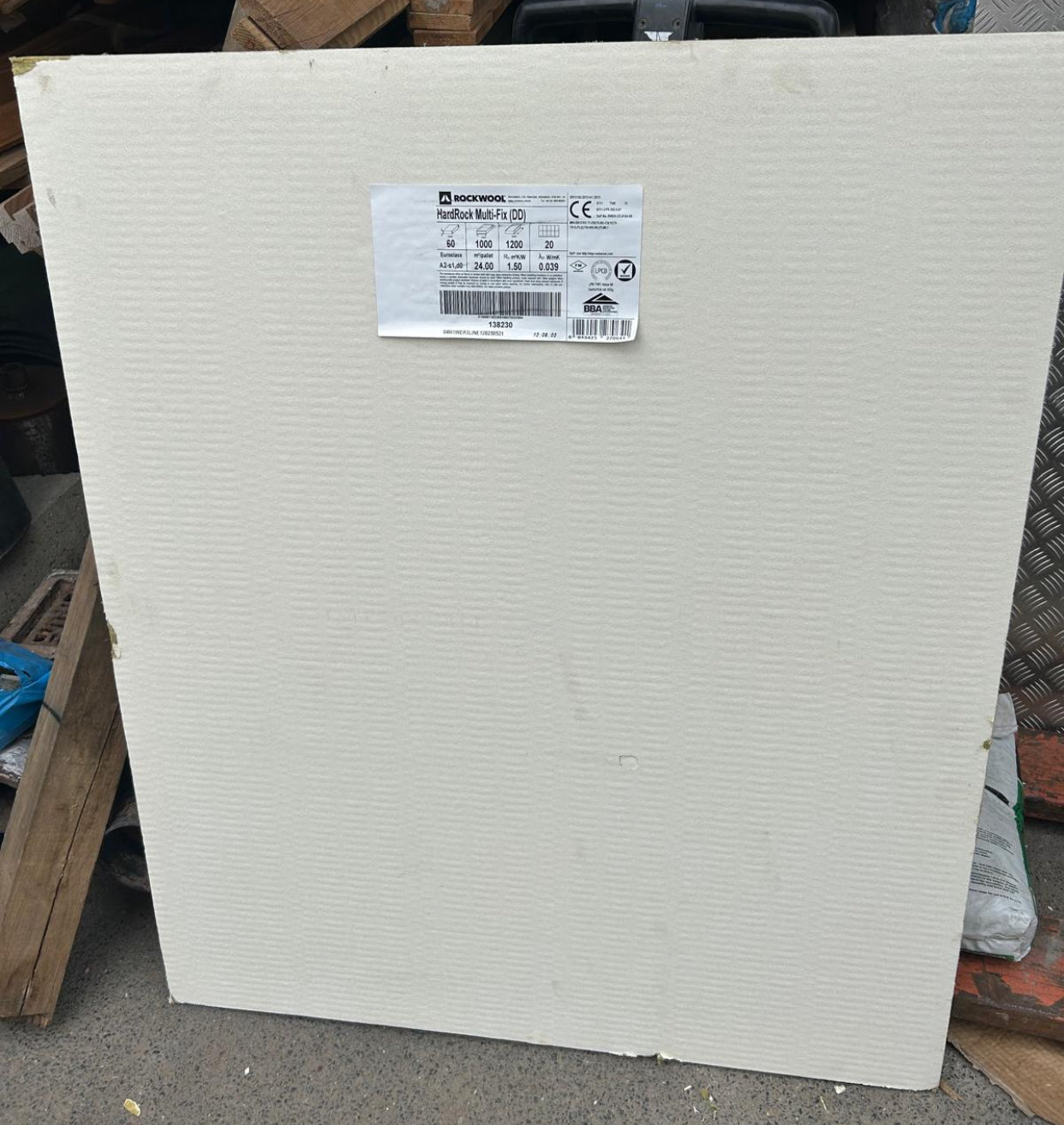 60mm Rockwool Hardrock Multi Fix (DD) 1000 x 1200 24sqm