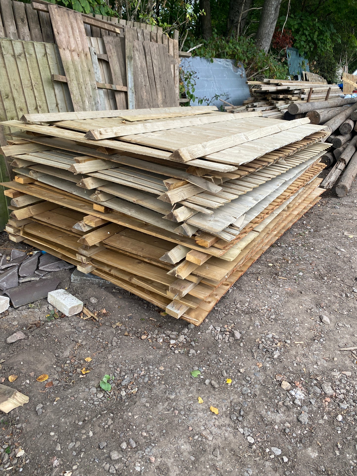 Feather Edge Fence Panel 10ft x 6ft x10
