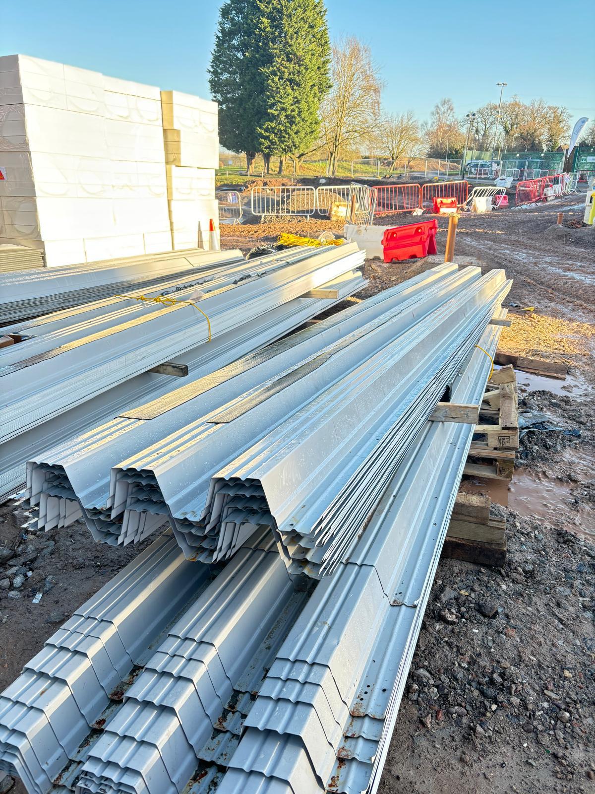240 Box Profile Galvanised Sheets - 5m to 6m in length and 700mm wide. £3,240.00 ex VAT