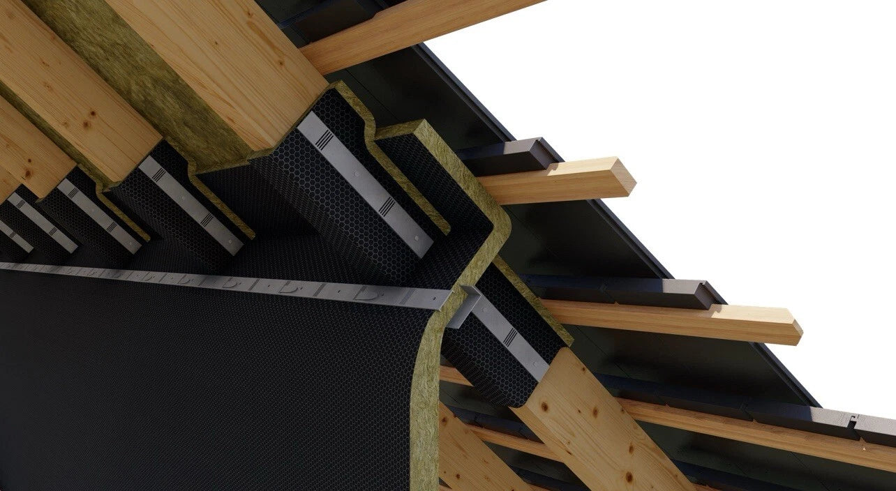 Rockwool Fire Barrier Insulation Reinforced Mesh 50mm x10 Rolls