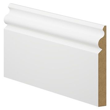 Ogee White MDF Skirting 4.2m (Pack of 25)