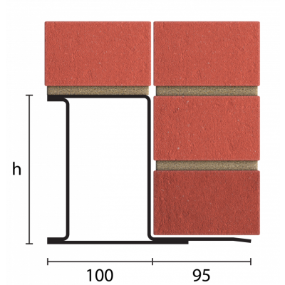 Catnic External Solid Wall Lintel CN71A 1200mm (28 Lintels)