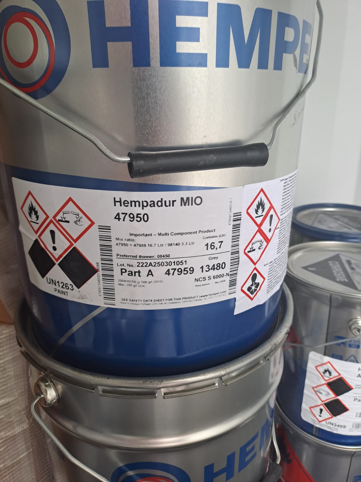 Hempel Industrial Coatings 85 Tubs