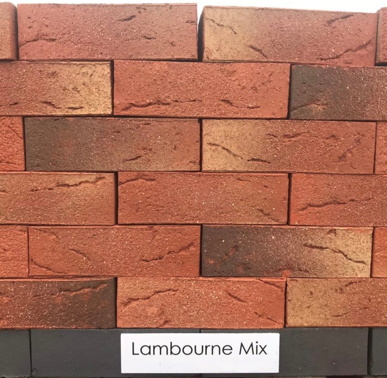 Lambourne Red Multi Wirecut Facing Brick (Pack of 520) Inc VAT