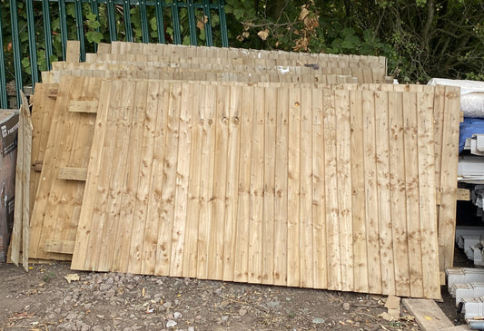 Feather Edge Fence Panel 10ft x 6ft x10
