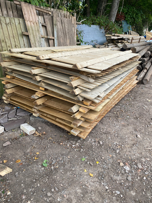 Feather Edge Fence Panel 10ft x 6ft x10