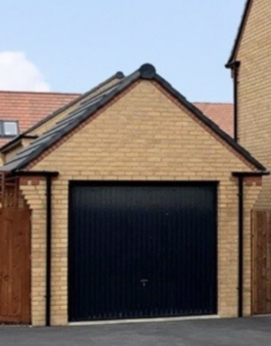 Black Garage Door Up and Over 2286 x 2200mm x4