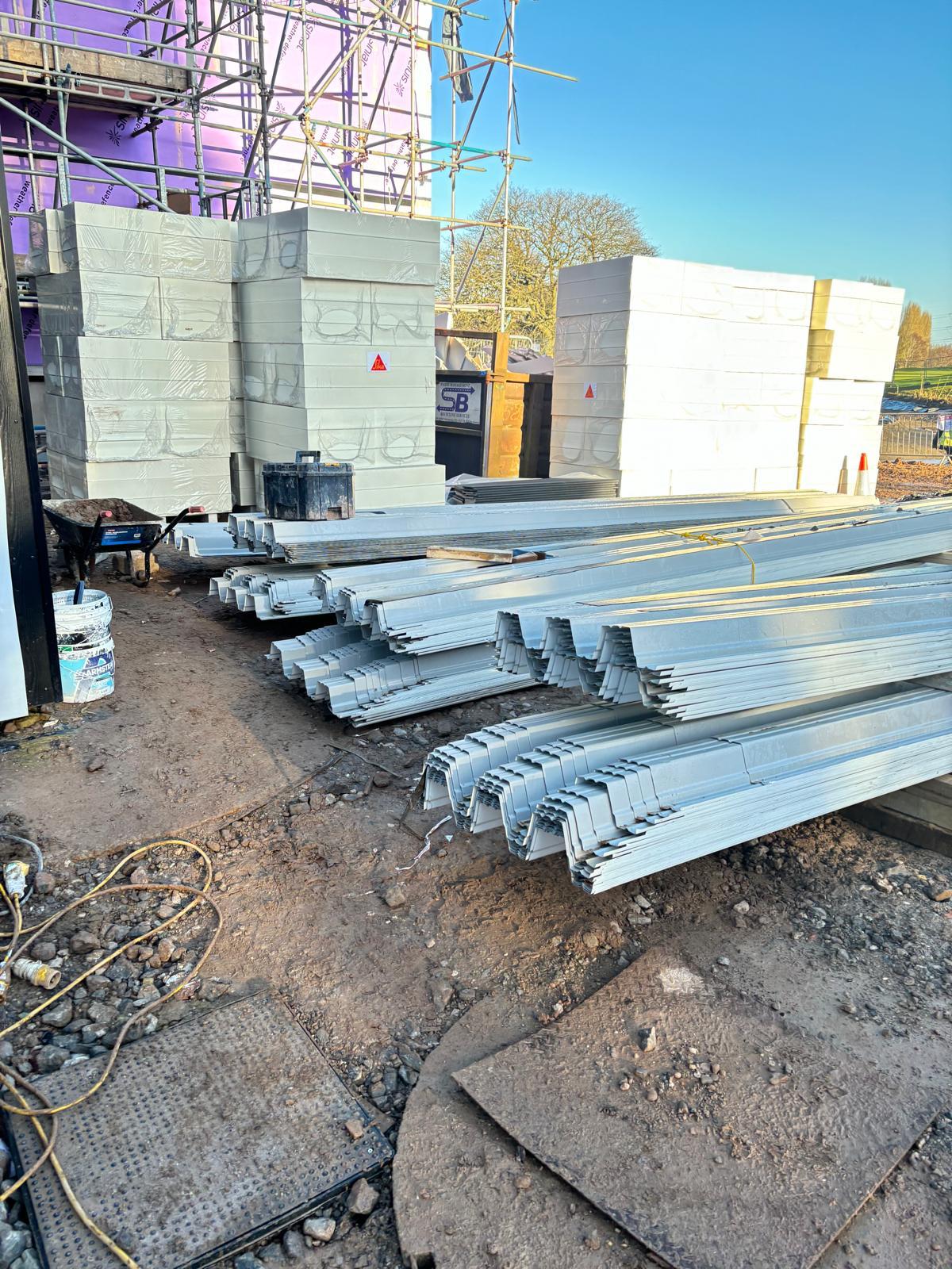 240 Box Profile Galvanised Sheets - 5m to 6m in length and 700mm wide. £3,240.00 ex VAT