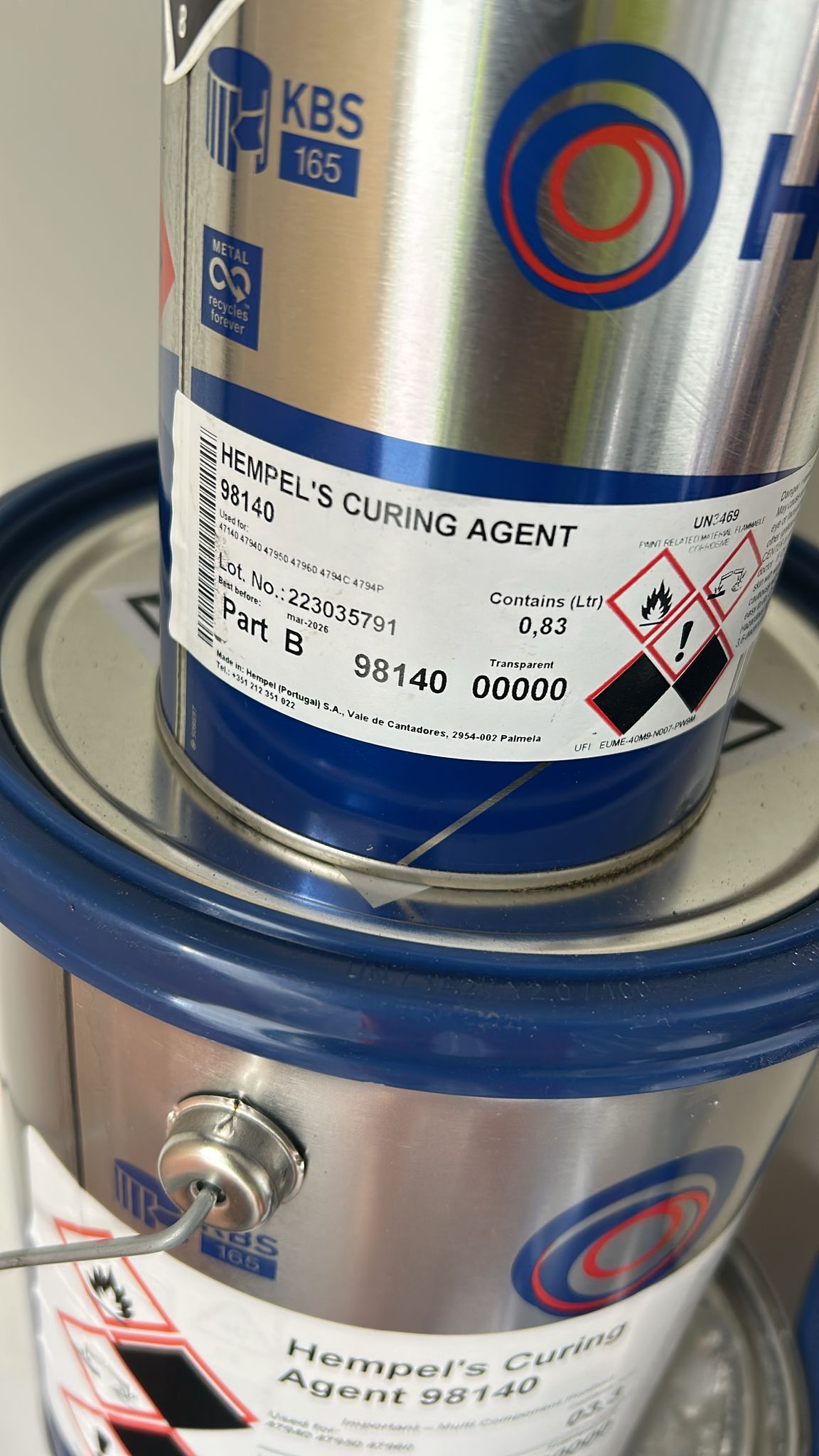 Hempel Industrial Coatings 85 Tubs