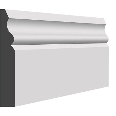 Ogee White MDF Skirting 4.2m (Pack of 25)